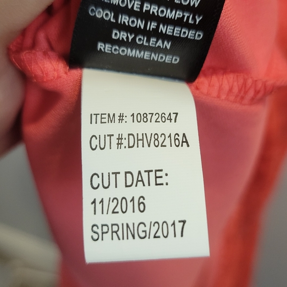 Torrid Lace V Neck Skater Dress Pink - Picture 7 of 9